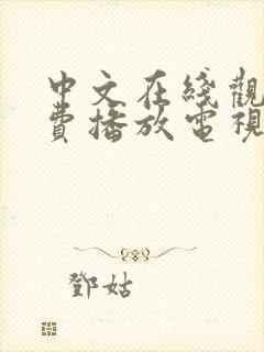 中文在线观看免费播放电视剧大全下