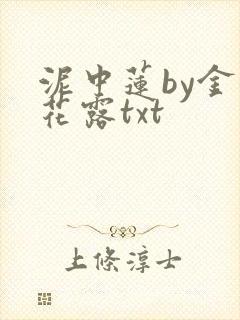 泥中莲by金银花露txt封面