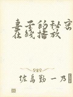 妻子的秘密电影在线播放