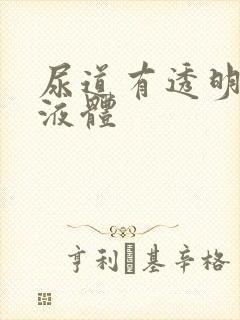 尿道有透明粘稠液体