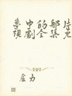 梦中的那片海电视剧全集免费播放