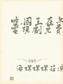 嘘,国王在冬眠电视剧免费