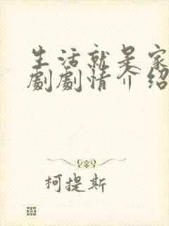 生活就是家电视剧剧情介绍