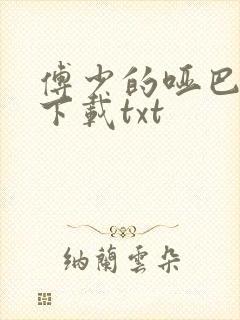 傅少的哑巴新妻下载txt封面