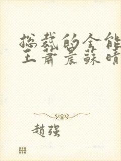 总裁的全能型兵王萧晨苏晴