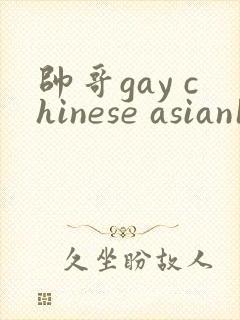 帅哥gay chinese asian18