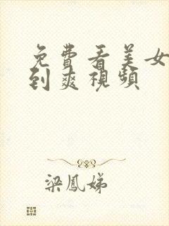 免费看美女被靠到爽视频