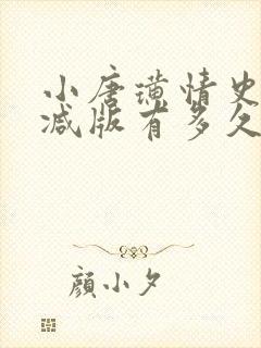 小唐璜情史未删减版有多久