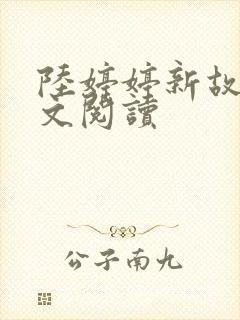陆婷婷新故事全文阅读封面