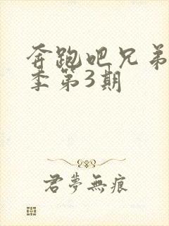 奔跑吧兄弟第六季第3期