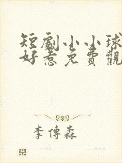 短剧小小球神不好惹免费观看