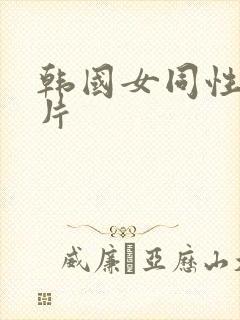 韩国女同性理论片封面