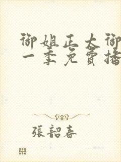 御姐正太御姐第一季免费播动漫