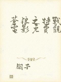 苍狼之特战突击电影免费观看