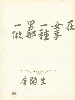 一男一女在床上做那种事