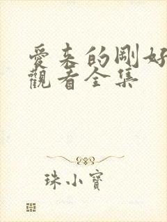 爱来的刚好免费观看全集