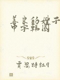 善良的嫂子伦理中字韩国