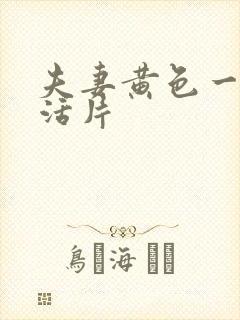 夫妻黄色一级生活片封面