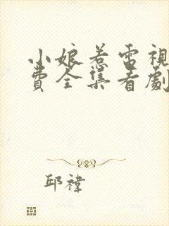 小娘惹电视剧免费全集看剧封面