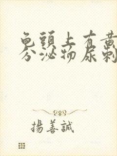 龟头上有黄绿色分泌物尿刺痛封面