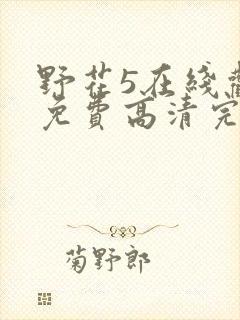 野花5在线观看免费高清完整5