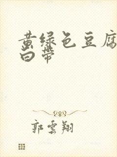 黄绿色豆腐渣状白带