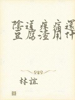 阴道痒痛还有像豆腐渣用什么药