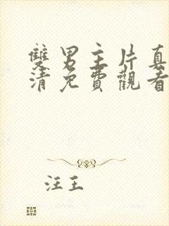 双男主片真人高清免费观看电视剧封面