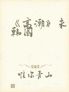 《高潮》未删减韩国