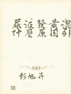 尿液发黄混浊是什么原因引起的封面