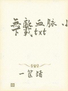 无敌血脉 小说下载txt封面