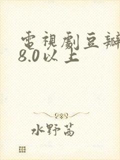 电视剧豆瓣评分8.0以上