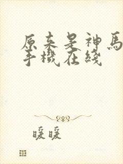 原来是神马影院手机在线