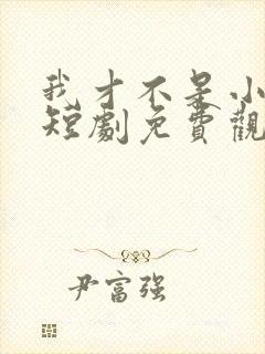 我才不是小可怜短剧免费观看全集