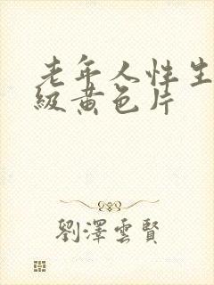 老年人性生活一级黄色片