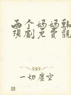 两个妈妈韩剧电视剧免费观看播放