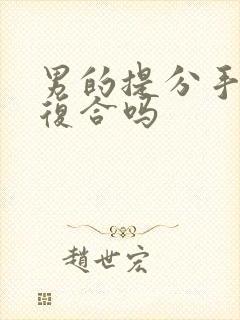 男的提分手还能复合吗封面