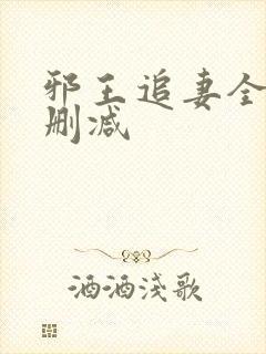 邪王追妻全文无删减