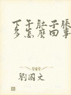 下午肚子胀气屁多怎么回事