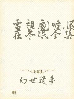 电视剧嘘,国王在冬眠全集免费播放