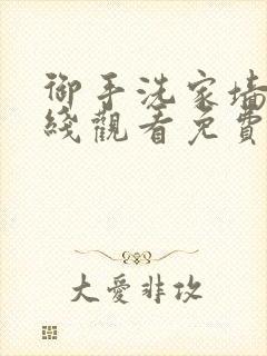 御手洗家墙洞在线观看免费