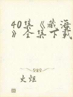 40集《藏海传》全集下载观看