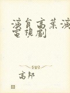 演员高叶演过的电视剧