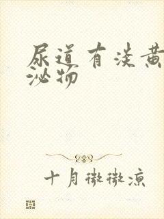 尿道有淡黄色分泌物