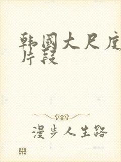 韩国大尺度激情片段