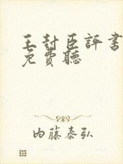 王封臣评书大全免费听