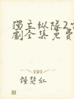 独立纵队2电视剧全集免费