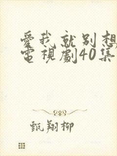 爱我就别想太多电视剧40集免费