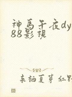 神马午夜dy888影视