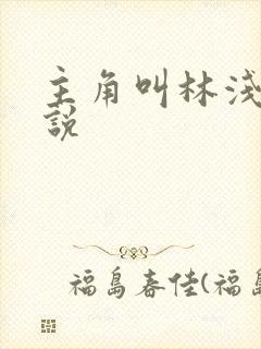 主角叫林浅的小说封面